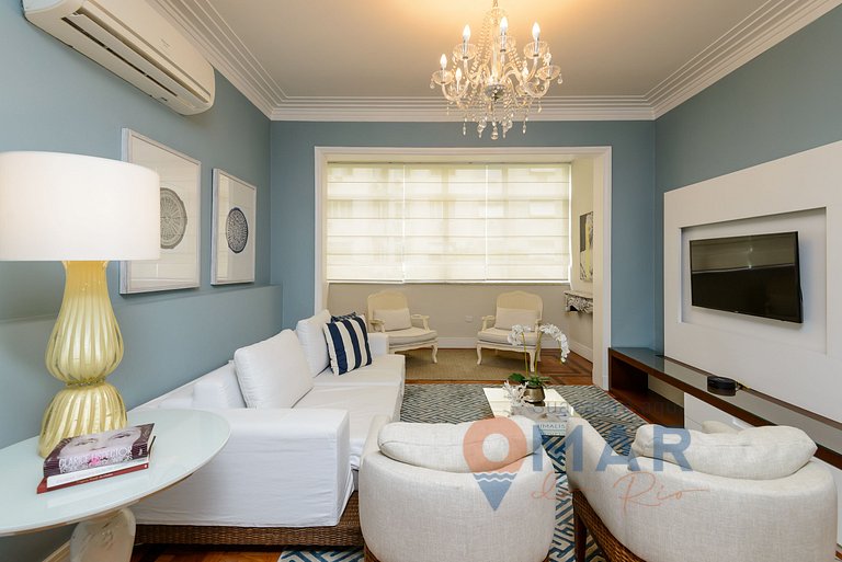 3 Quartos a 2 min da Praia de Copacabana |JN 43/42