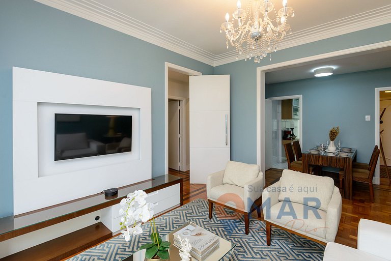 3 Quartos a 2 min da Praia de Copacabana |JN 43/42