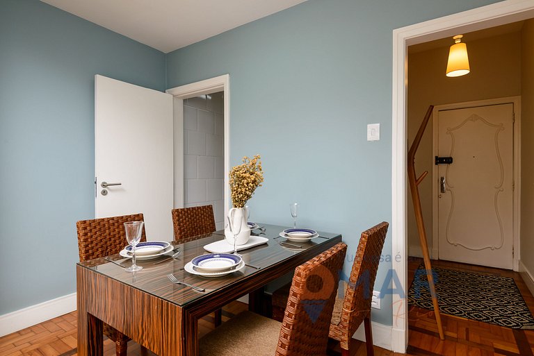 3 Quartos a 2 min da Praia de Copacabana |JN 43/42