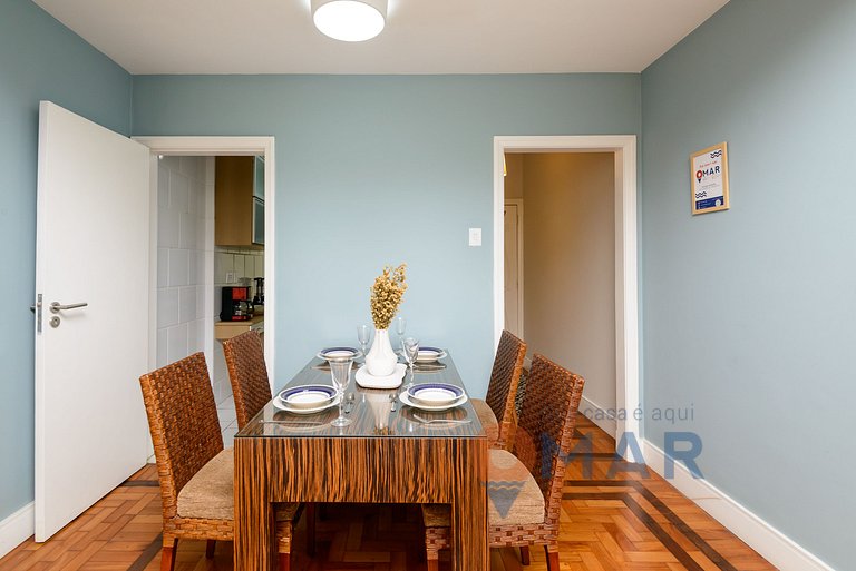 3 Quartos a 2 min da Praia de Copacabana |JN 43/42