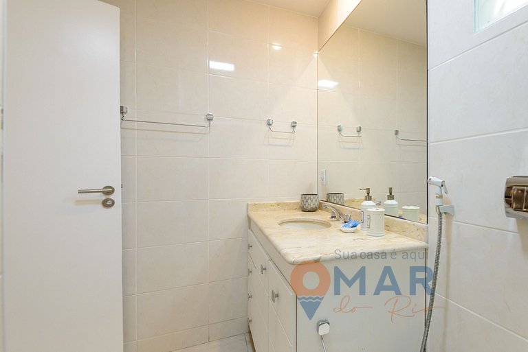 3 Quartos a 2 min da Praia de Copacabana |JN 43/42