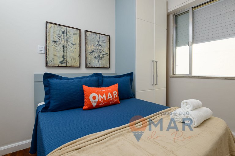 3 Quartos a 2 min da Praia de Copacabana |JN 43/42