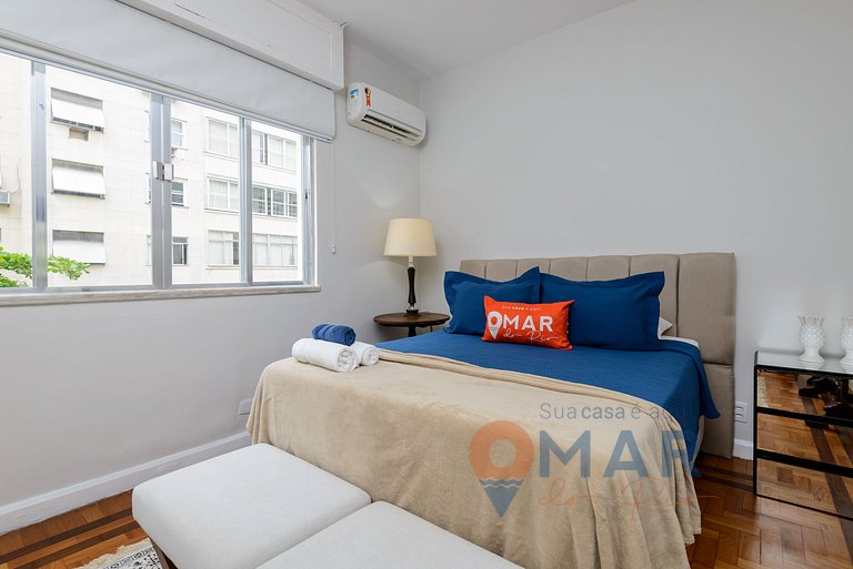 3 Quartos a 2 min da Praia de Copacabana |JN 43/42