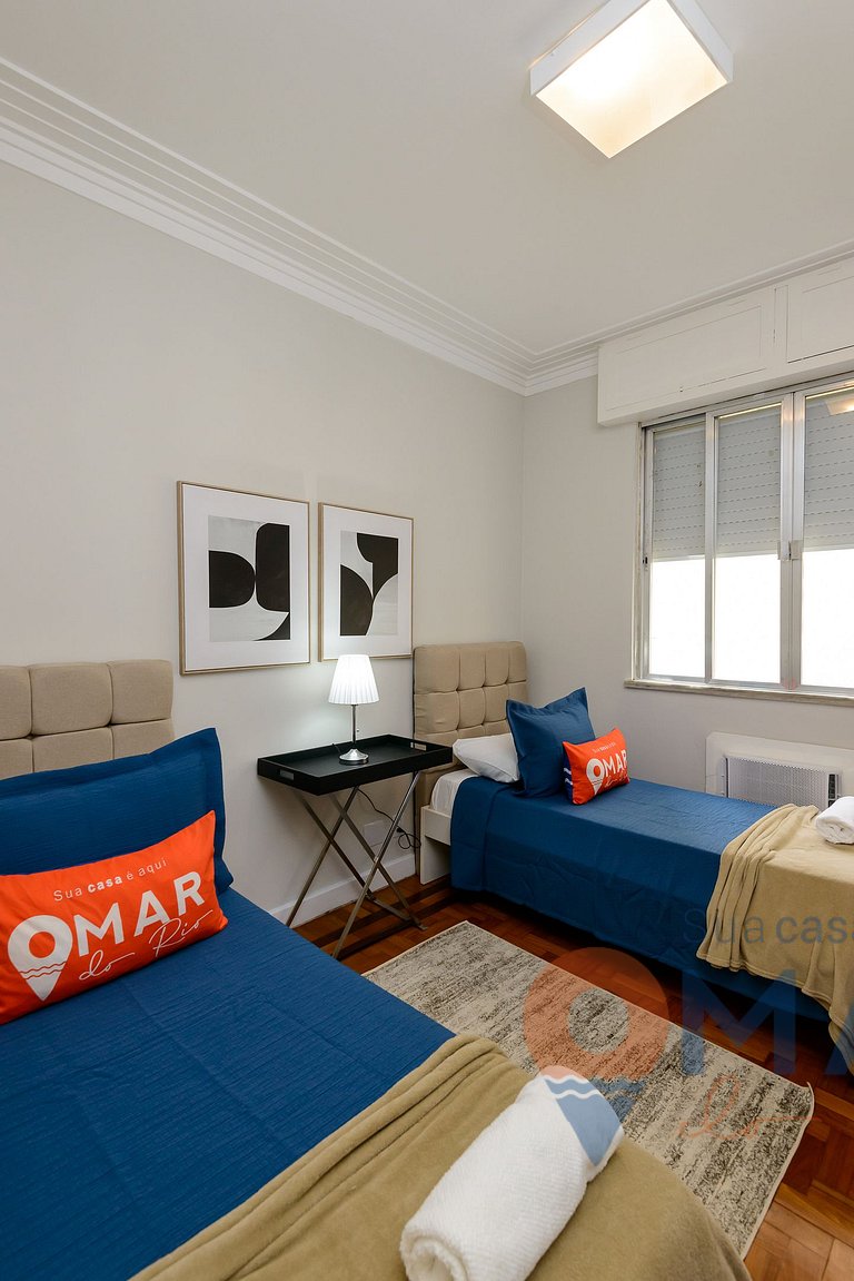 3 BDRs a 2 min de la playa de Copacabana |JN 43/42