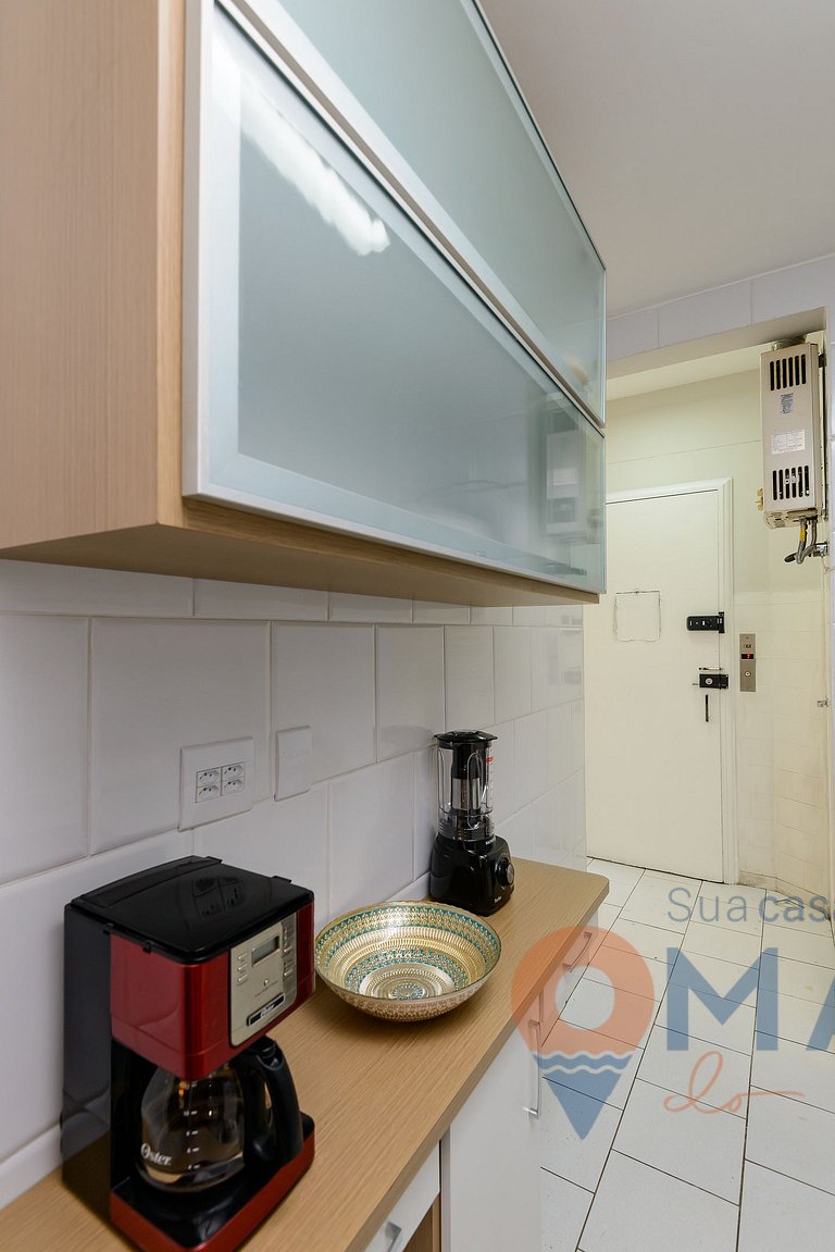 3 Quartos a 2 min da Praia de Copacabana |JN 43/42