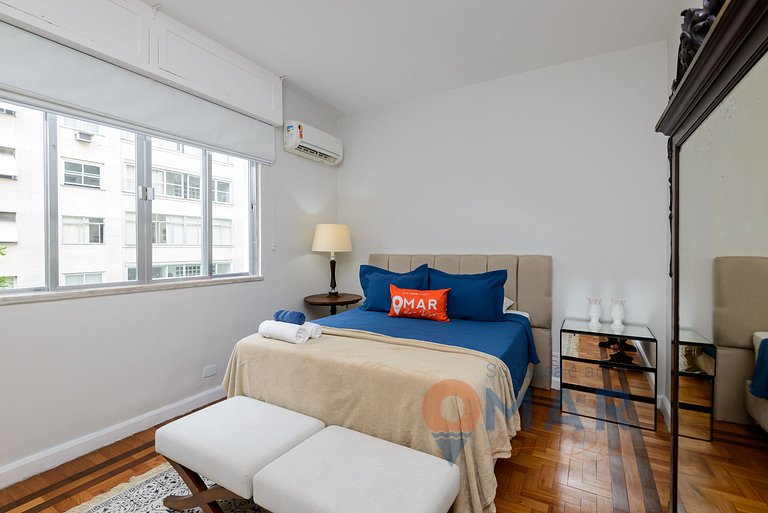 3 Quartos a 2 min da Praia de Copacabana |JN 43/42