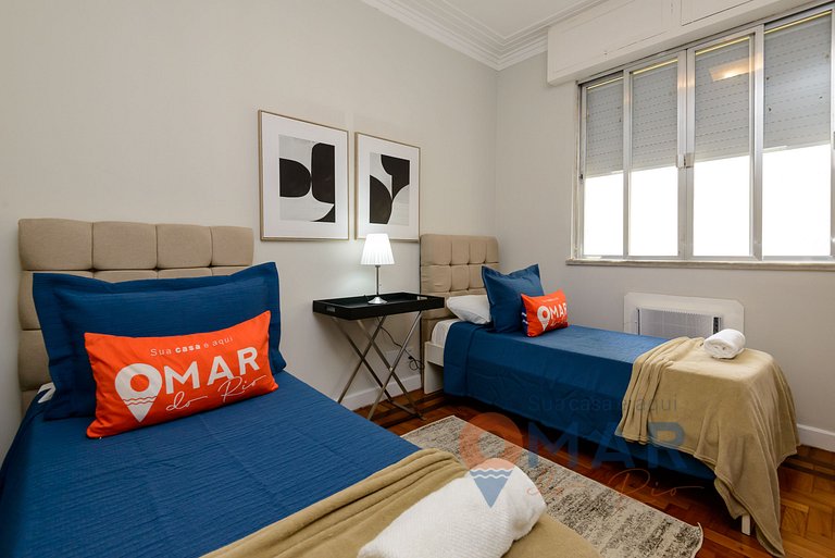 3 BDRs a 2 min de la playa de Copacabana |JN 43/42