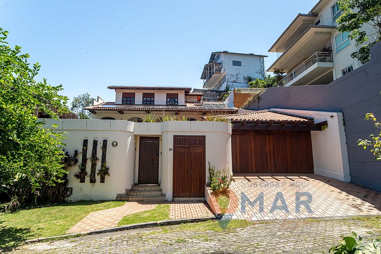 Niterói: Mansión com piscina y vistas al mar|LD 58