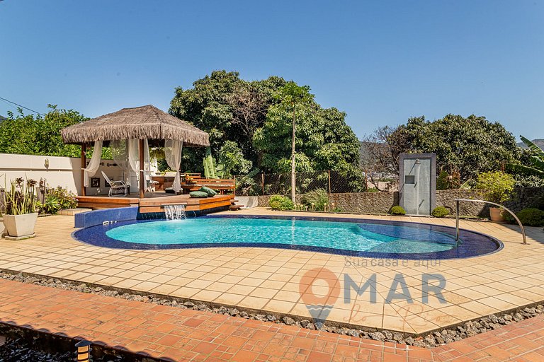 Niterói: Mansión com piscina y vistas al mar|LD 58