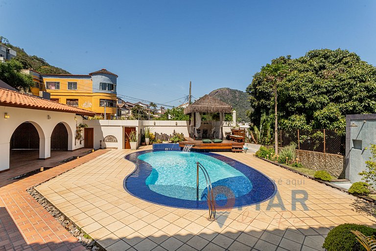 Niterói: Mansión com piscina y vistas al mar|LD 58