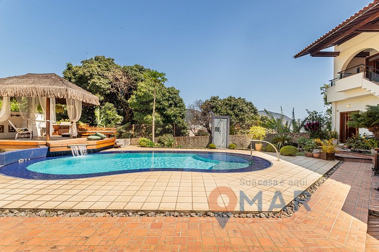 Niterói: Mansión com piscina y vistas al mar|LD 58