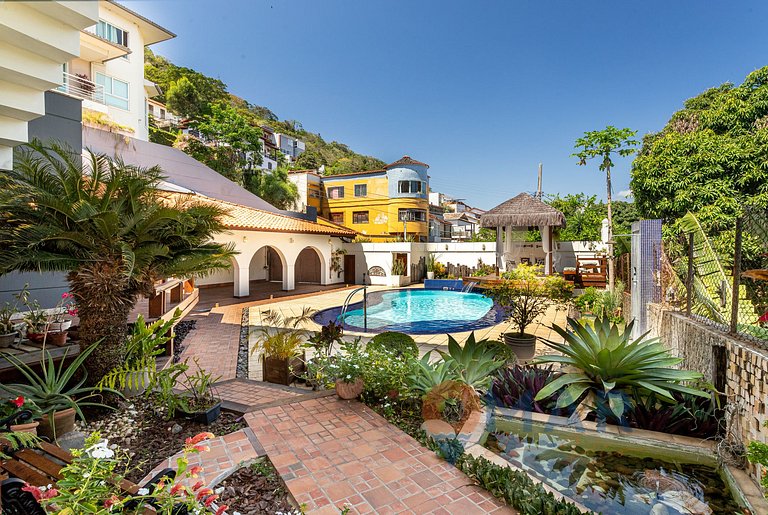 Niterói: Mansión com piscina y vistas al mar|LD 58