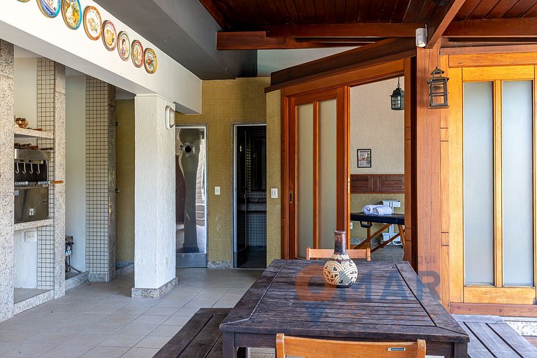 Niterói: Mansión com piscina y vistas al mar|LD 58