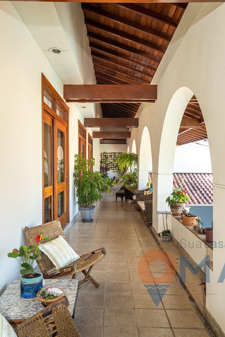 Niterói: Mansión com piscina y vistas al mar|LD 58