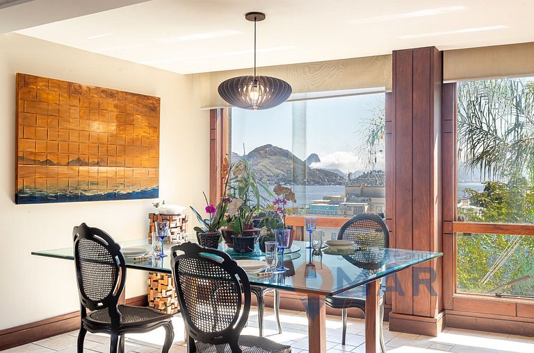 Niterói: Mansión com piscina y vistas al mar|LD 58