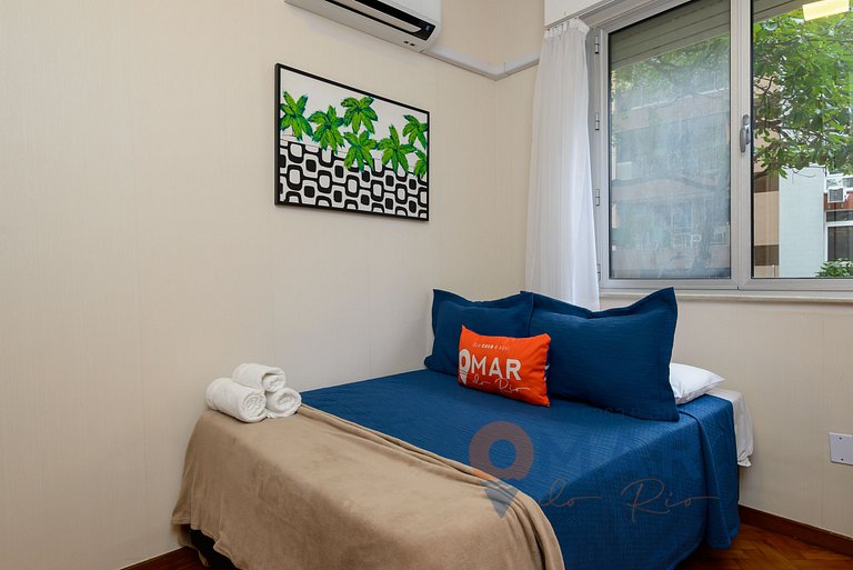 3Qtos a 300m da Praia de Copacabana | BI 102/202