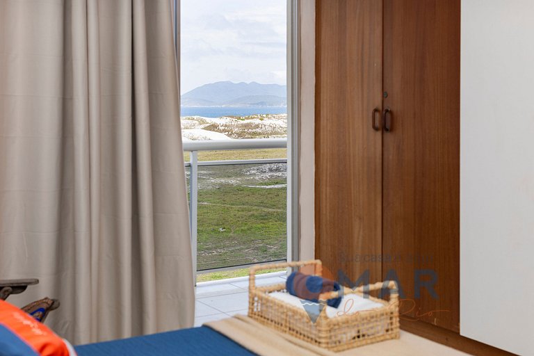 Apartamento pé na areia em Cabo Frio | RDC 60/302
