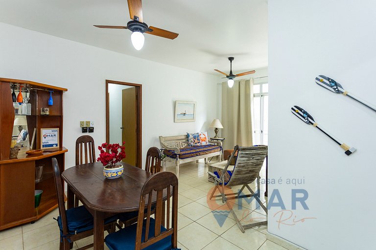 Apartamento frente al mar en Cabo Frio |RDC 60/302