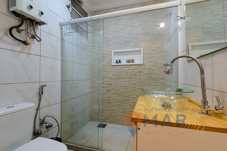 1BDR a 5 min de la playa de Copacabana |BR 450/205