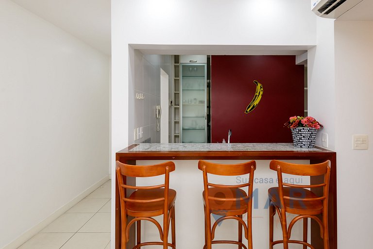 Encanto carioca con 3BDRs en Ipanema |GC 126/503