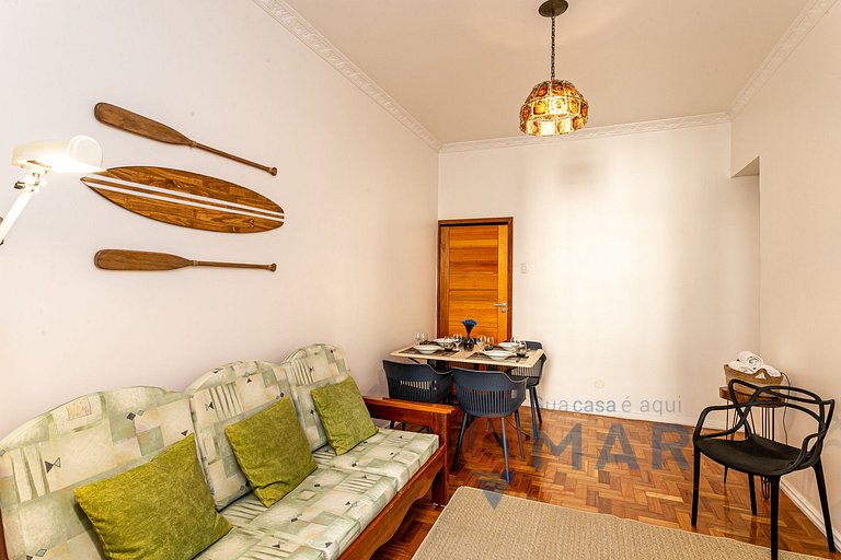 Apartment 6 min. from Copacabana Beach|BR 669/805