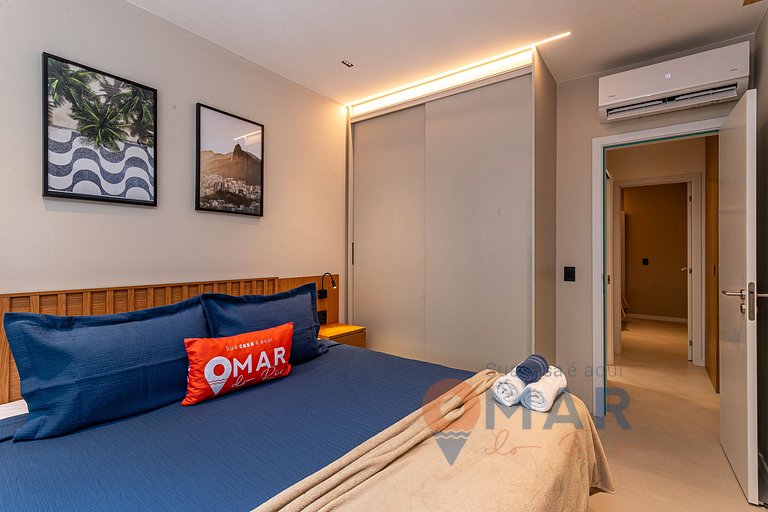 Apto a 2 min da Praia de Copacabana | NSC 209/104