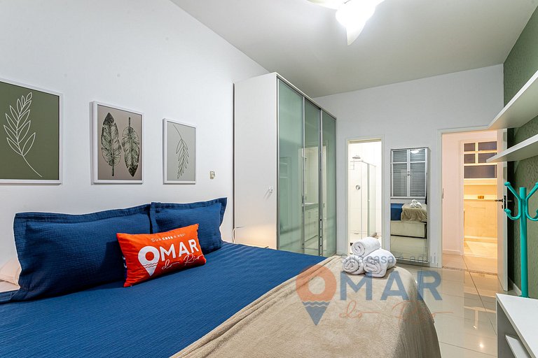 2 Quartos: a 2Min da Praia de Copacabana|CR 34/502