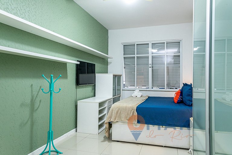 2 Quartos: a 2Min da Praia de Copacabana|CR 34/502