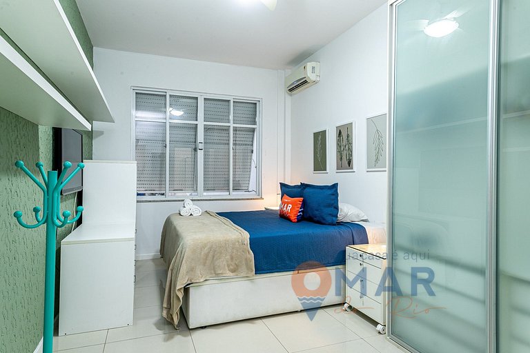 2 Quartos: a 2Min da Praia de Copacabana|CR 34/502