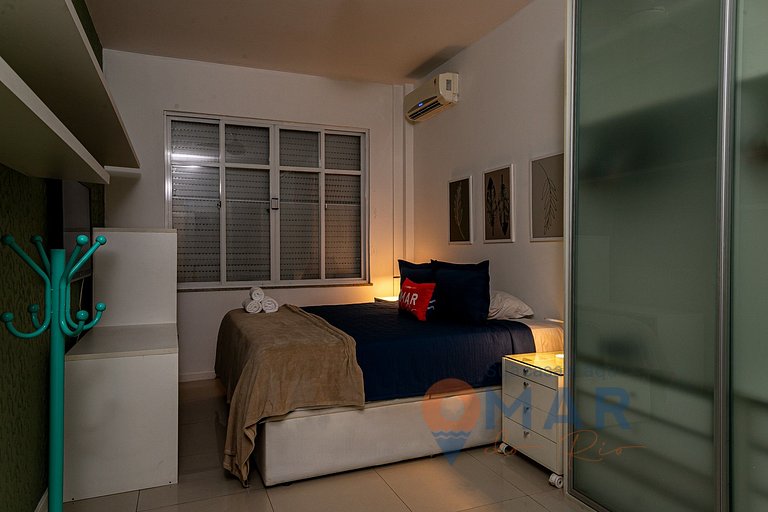 2 Quartos: a 2Min da Praia de Copacabana|CR 34/502