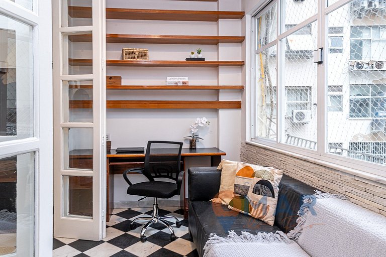 2 Quartos: a 2Min da Praia de Copacabana|CR 34/502