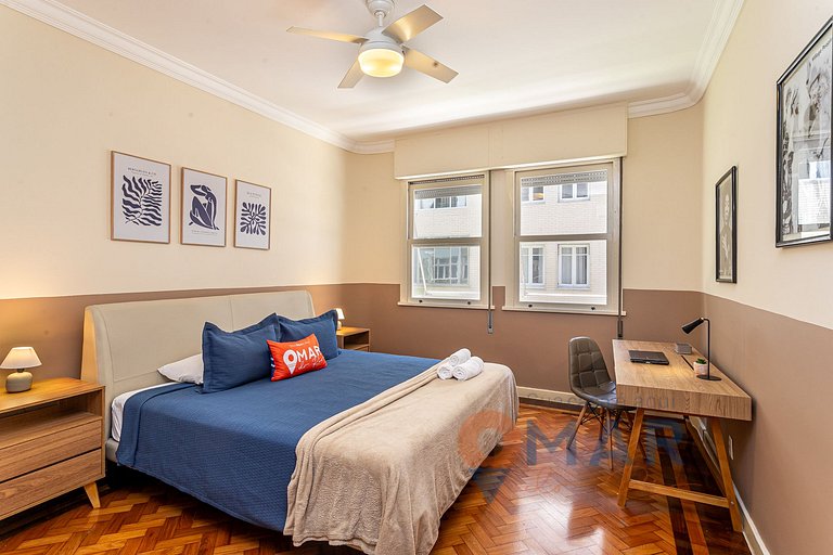 3BDRs: Balcon w/ Sea View in Copacabana|XS 22/601