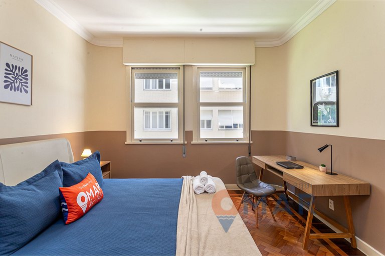 3BDRs: Balcon w/ Sea View in Copacabana|XS 22/601