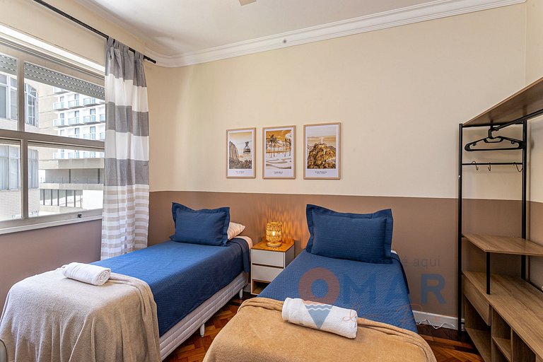 3BDRs: Balcon w/ Sea View in Copacabana|XS 22/601