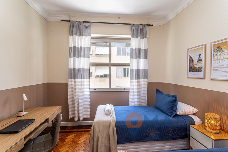 3BDRs: Balcon w/ Sea View in Copacabana|XS 22/601