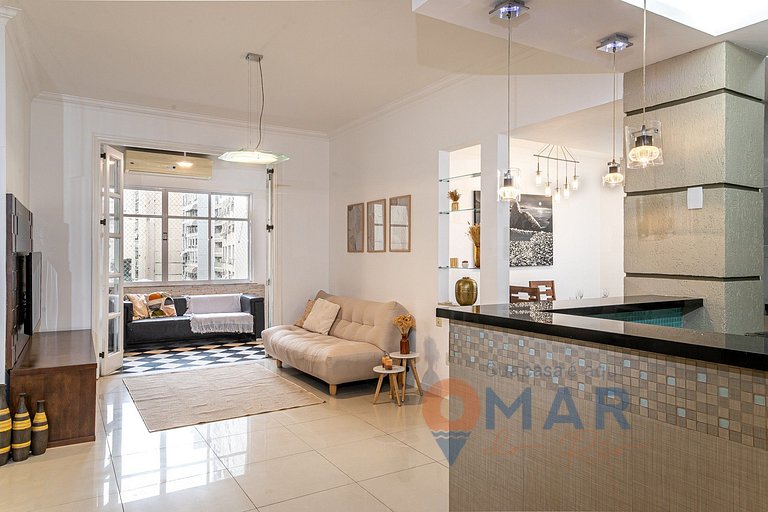 2 Quartos: a 2Min da Praia de Copacabana|CR 34/502