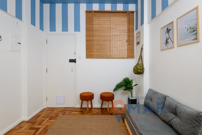 1BDR, 1 Min from the Sea in Copacabana |GS 738/507