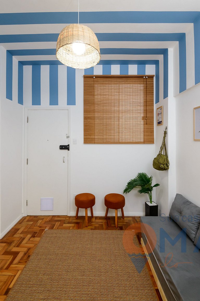 1BDR, 1 Min from the Sea in Copacabana |GS 738/507