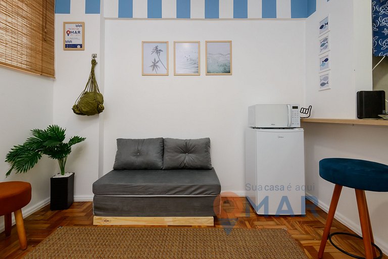 1BDR, 1 Min from the Sea in Copacabana |GS 738/507