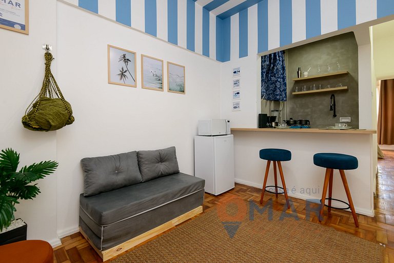 1BDR, 1 Min from the Sea in Copacabana |GS 738/507