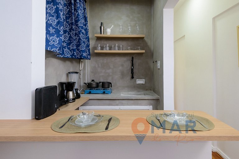 1BDR, 1 Min from the Sea in Copacabana |GS 738/507