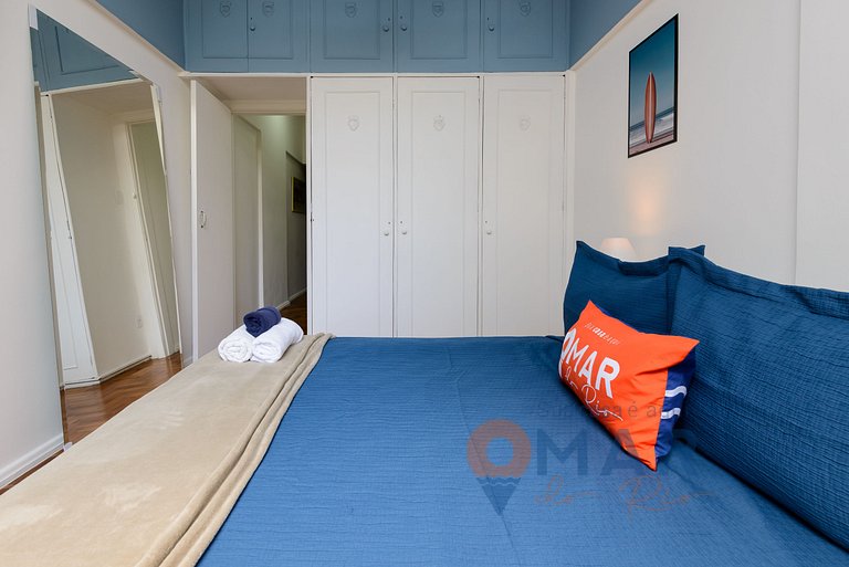 1BDR, 1 Min from the Sea in Copacabana |GS 738/507