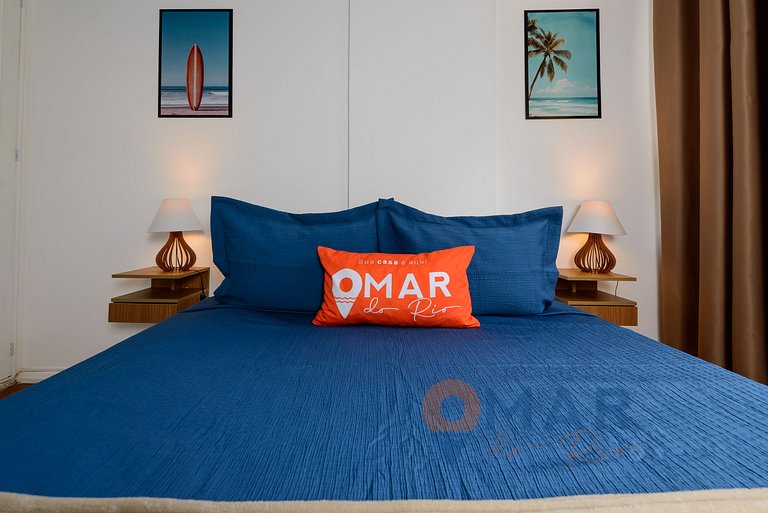 1BDR, 1 Min from the Sea in Copacabana |GS 738/507