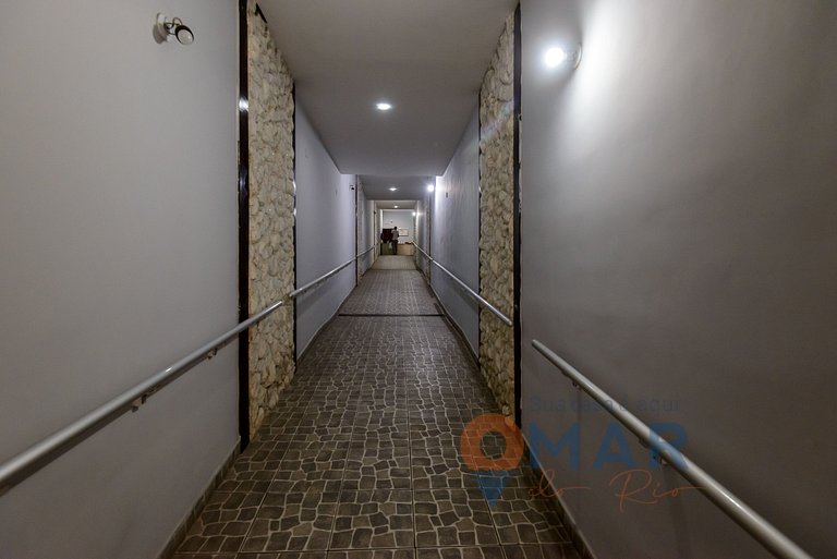 Apto Praiano em Copacabana: 1Min do Mar|GS 738/507