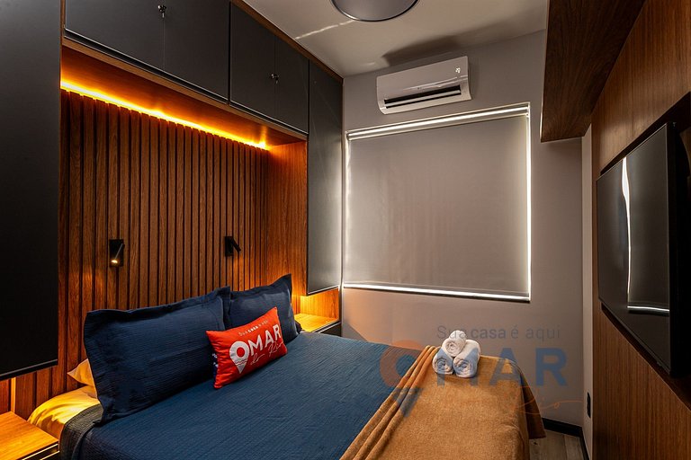 Moderno 1BDR a 120 m de la playa | PJ 160/1108