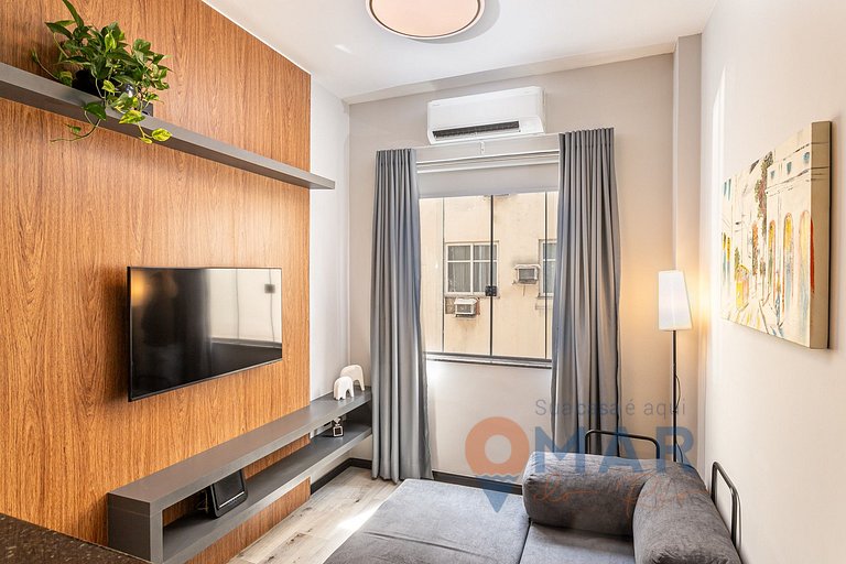 Moderno 1BDR a 120 m de la playa | PJ 160/1108