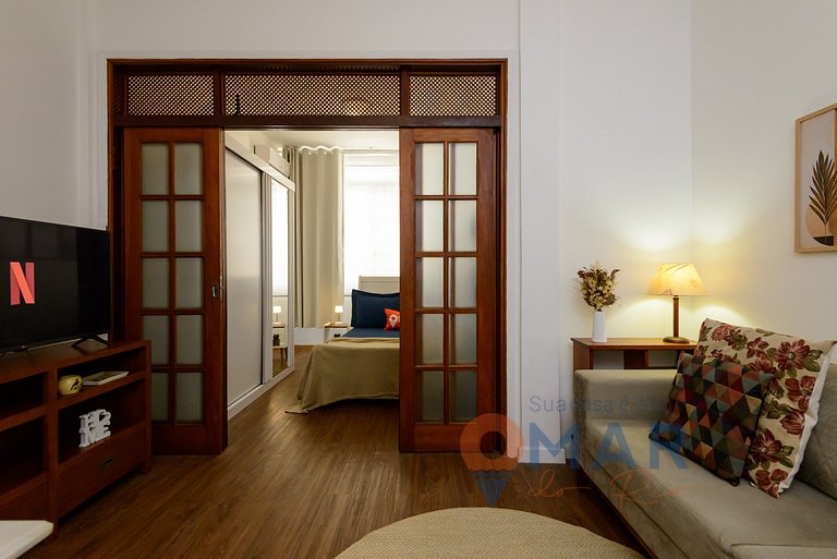 1BDR, 6 minutos de la playa de Leblon | VA 380/403