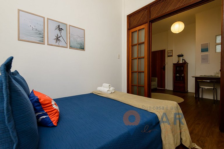 1BDR, 6 minutos de la playa de Leblon | VA 380/202