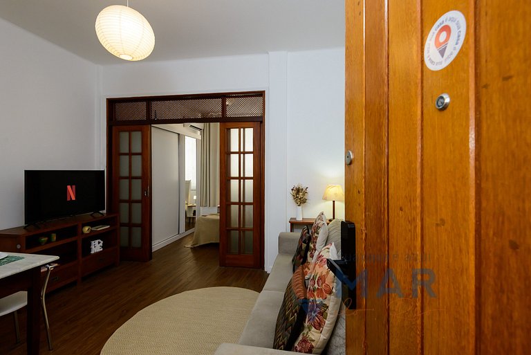 1BDR, 6 minutos de la playa de Leblon | VA 380/202