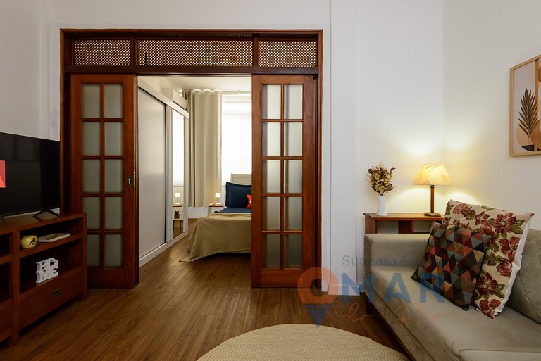 1BDR, 6 minutos de la playa de Leblon | VA 380/202